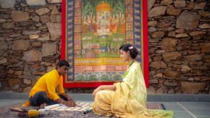 Pichwai Art Making